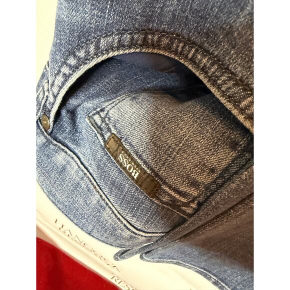 Hugo Boss BOSS Men’s Stretch Jeans 38x30 Blue Denim Classic Fit - Picture 7 of 9